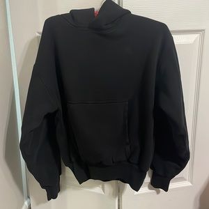 Yeezy - YZY - oversized black hoodie size XS